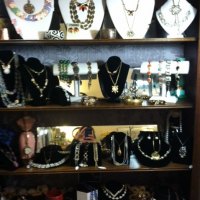 Vintage jewelry at Ocracoke Restoration Company. So many beautiful and unique pieces!